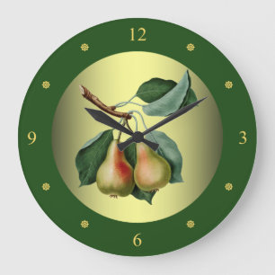 Grande Horloge Ronde Pears ~ Giorgio Gallesio ~ Fruit botanique ~