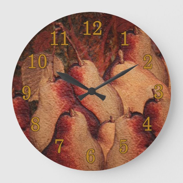 Grande Horloge Ronde Pears Vintage (Recto)