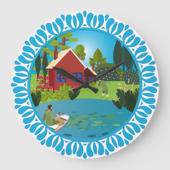 Grande Horloge Ronde Pêcheurs (Recto)
