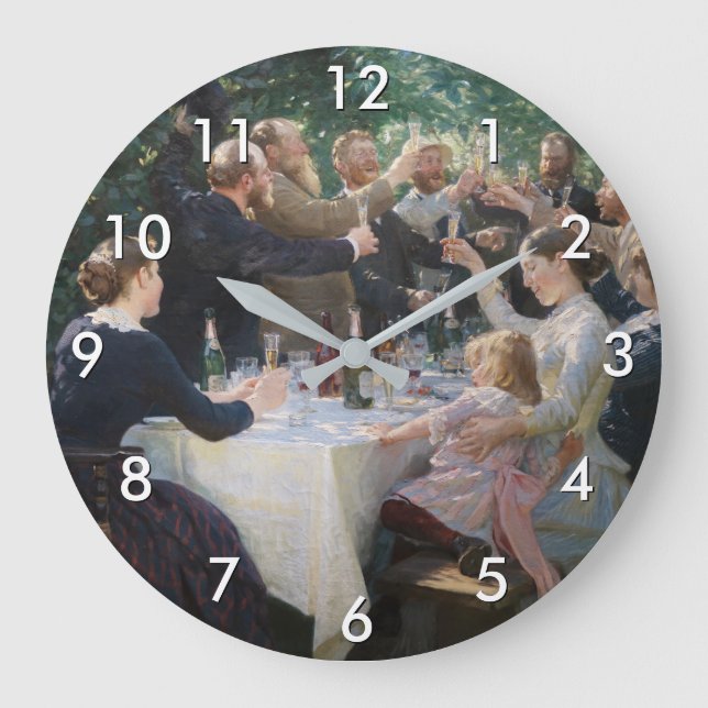 Grande Horloge Ronde Peder Severin Kroyer - Hip, Hip, Hurrah ! (Recto)