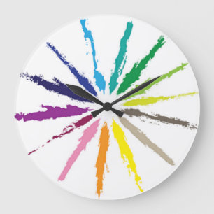 Grande Horloge Ronde Peignez l'horloge murale de courses