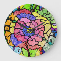 Peinture de fleurs colorée merveilleuse d'art abst