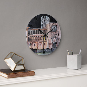 Grande Horloge Ronde Peinture de la cathédrale de Santa María par Alfre