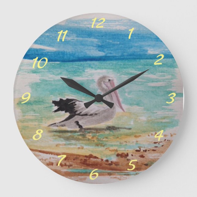Grande Horloge Ronde Pélican (Recto)