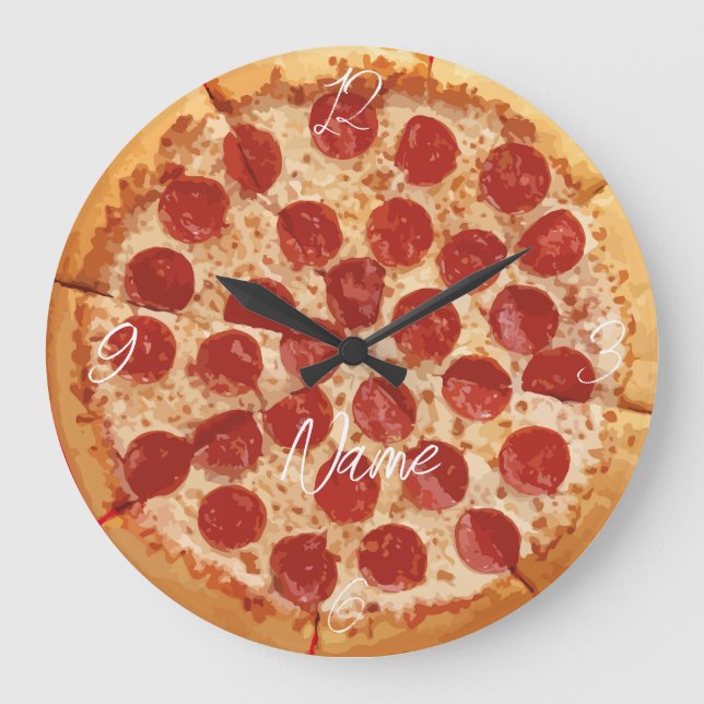 Grande Horloge Ronde Pepperoni Pizza Thunder_Cove (Recto)