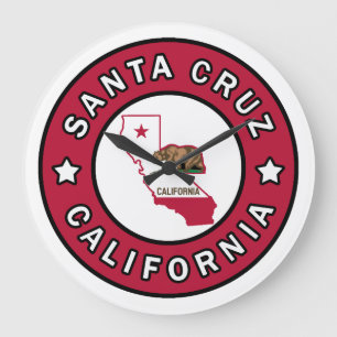 Grande Horloge Ronde Père Noël Cruz Californie
