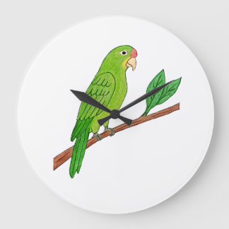Grande Horloge Ronde Perico verde del trópico