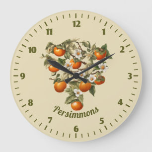 Grande Horloge Ronde Persimmons