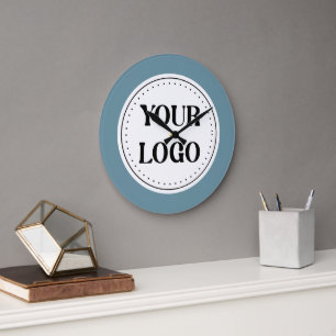 Grande Horloge Ronde Personnalisé, élégant, moderne et minimal