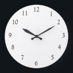 Grande Horloge Ronde Personnaliser le cadran de l'horloge<br><div class="desc">Personnalisez le cadran de l'horloge avec n'importe quelle image.</div>