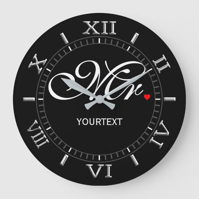 Grande Horloge Ronde Personnalized (Recto)