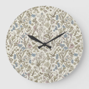 Grande Horloge Ronde Pétales Indomptés
