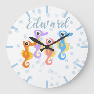 Grande Horloge Ronde Petits Seahores