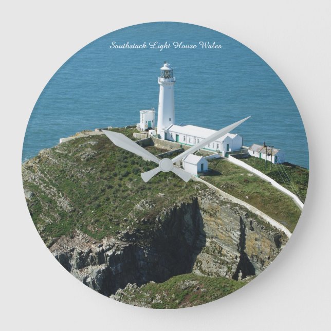 Grande Horloge Ronde Phare de Southstack au Pays de Galles. (Recto)