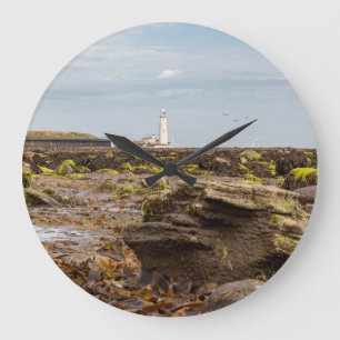 Grande Horloge Ronde phare de Whitley Bay