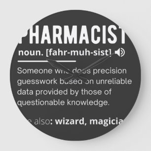 Grande Horloge Ronde pharmacien