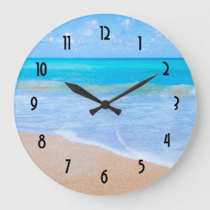 Grande Horloge Ronde Photo Amazing Beach Tropical Scene