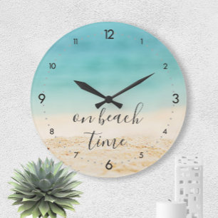 Grande Horloge Ronde Photo de Coastal Beach