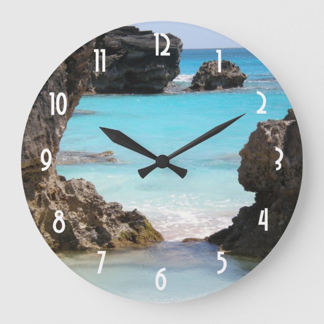 Grande Horloge Ronde Photo of Bermuda Coast & Tropical Sea (Recto)