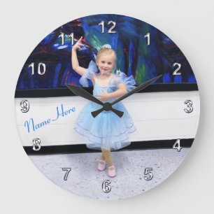 Grande Horloge Ronde PHOTO personnalisée Wall Clocks, bébés to adults