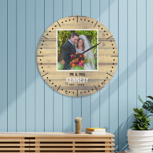 Grande Horloge Ronde Photo Wedding Anniversary