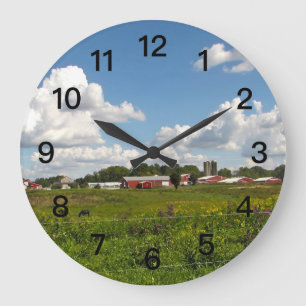 Grande Horloge Ronde Photographe rural