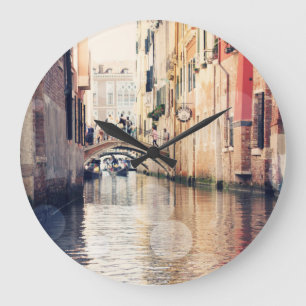 Grande Horloge Ronde Photographie de gondoles des destinations   Venise