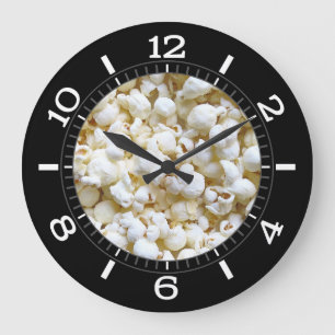 Grande Horloge Ronde Photographie de Popcorn Dial sur une photo