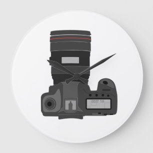 Grande Horloge Ronde Photographie de reflex de caméra