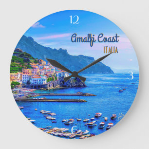 Grande Horloge Ronde Photographie de voyage d'Amalfi Italie l'Europe