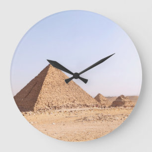 Grande Horloge Ronde Photographie des pyramides de Gizeh