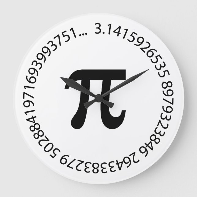 Grande Horloge Ronde Pi Number (Recto)