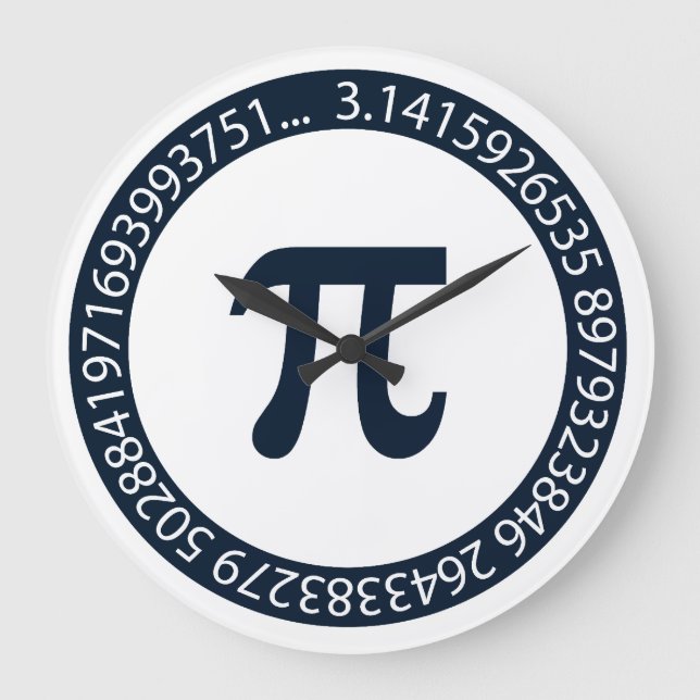 Grande Horloge Ronde Pi Number (Recto)