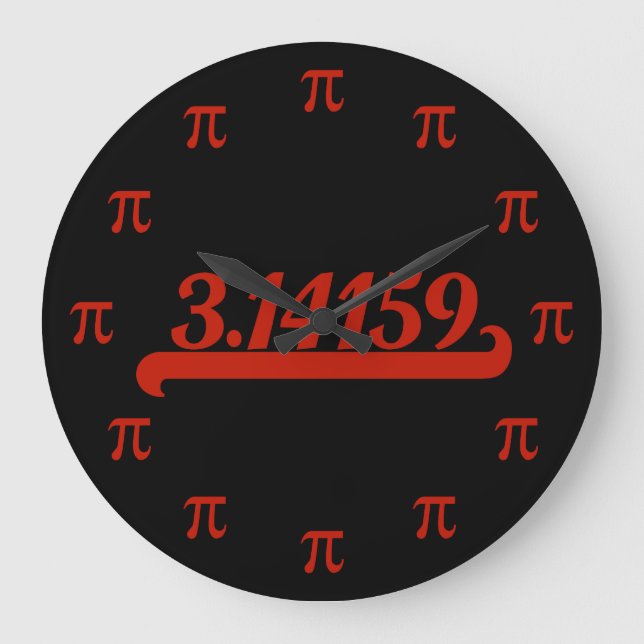 Grande Horloge Ronde Pi Rouge (Recto)