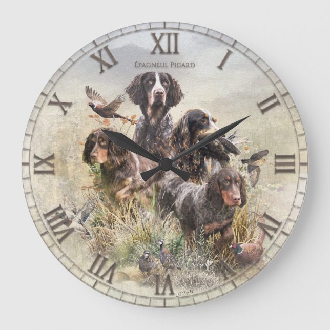 Grande Horloge Ronde Picardy Spaniel (Recto)