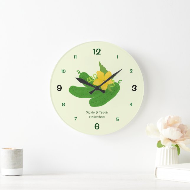 Grande Horloge Ronde Pickle & Fresh Collection (Maison)