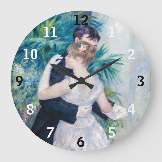 Grande Horloge Ronde Pierre-Auguste Renoir - Danse urbaine (Recto)