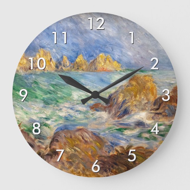 Grande Horloge Ronde Pierre-Auguste Renoir - Marine, Guernesey (Recto)