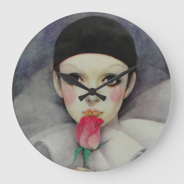 Grande Horloge Ronde Pierrot, années 1980 (Recto)