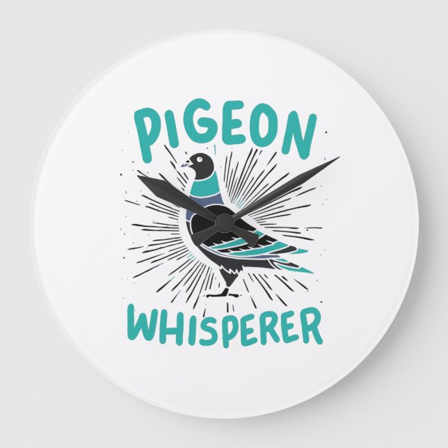 Grande Horloge Ronde Pigeon Whisperer (Recto)