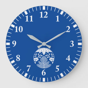 Grande Horloge Ronde Pine en bambou