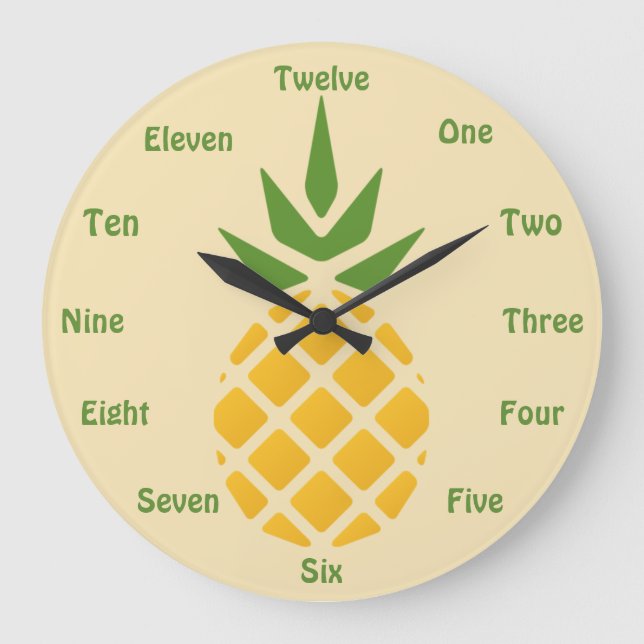 Grande Horloge Ronde Pineapple (Recto)