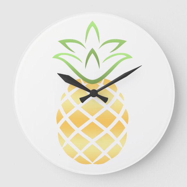 Grande Horloge Ronde pineapple wall clock (Recto)