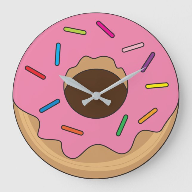 Grande Horloge Ronde Pink Donut (Recto)
