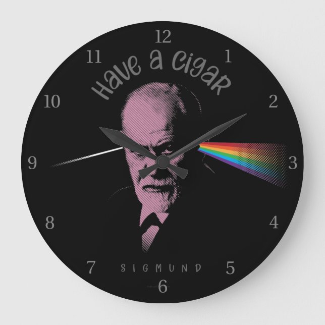 Grande Horloge Ronde Pink Freud (Recto)