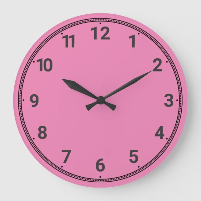 Grande Horloge Ronde Pink magenta (Recto)