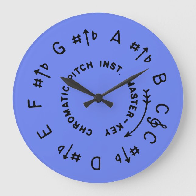Grande Horloge Ronde Pipe d'inclinaison de périphérie (Recto)