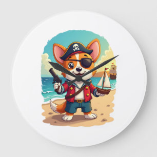 Grande Horloge Ronde Pirate Berger Allemand