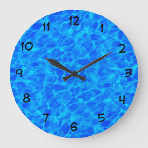 Grande Horloge Ronde Piscine Conwater Theme