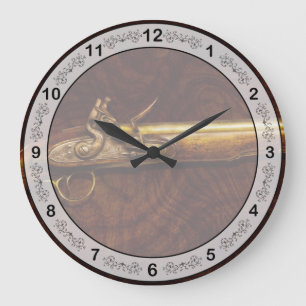 Grande Horloge Ronde Pistolet à silex